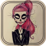 scary drawing ideas android application logo